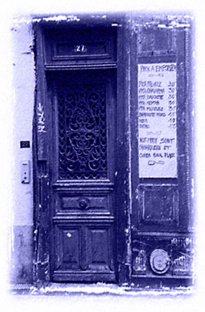 Door - Paris, France (blue version 1)
